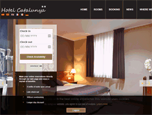 Tablet Screenshot of hotelcatalunya.net